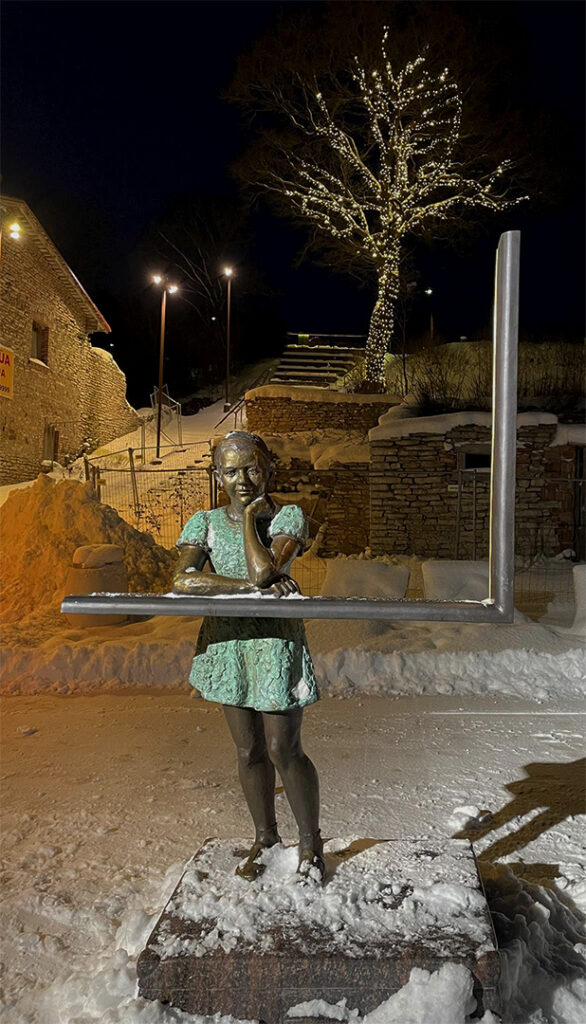 Edith Nyman skulptuur autor Gea Sibola Hansen